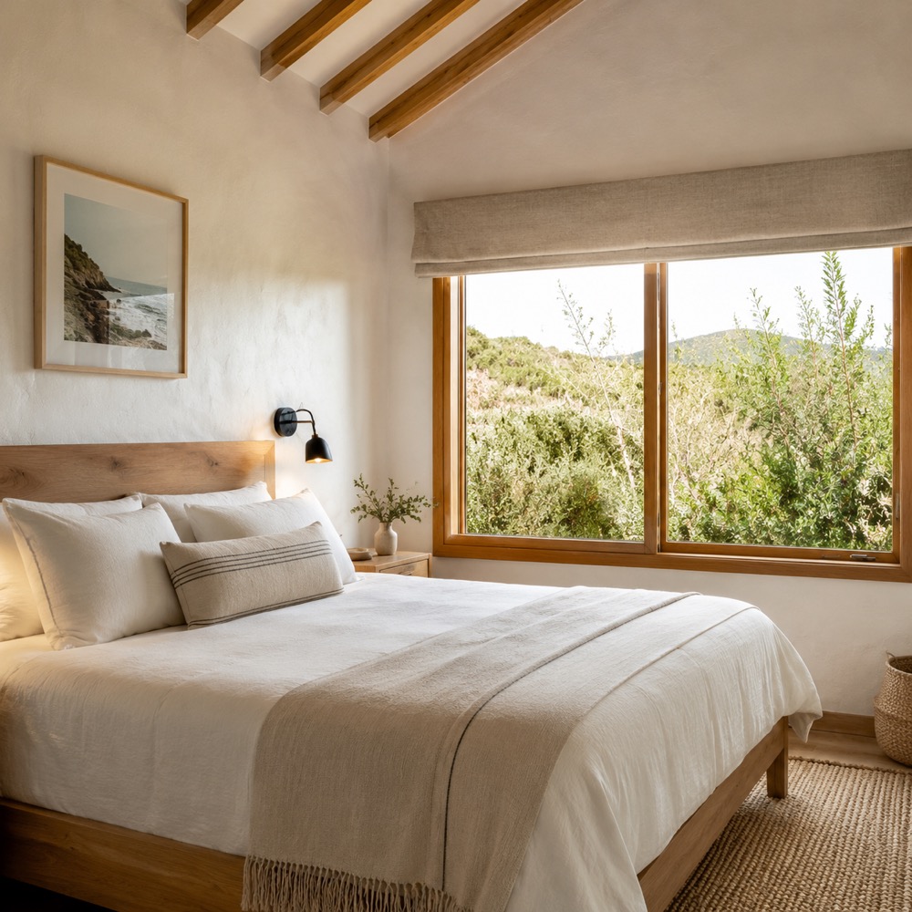 Dormitorio de cabaña